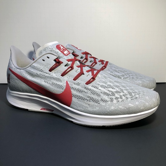 nike air zoom pegasus 36 alabama men's running shoe
